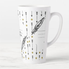 A Sip of Love and Friendship カフェラテマグ