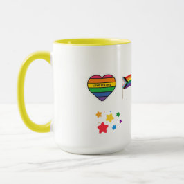A SIP OF PRIDE, LGBTQ HAPPY TO BE ME CERAMIC MUG マグカップ