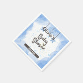 A Sip of Sunshine：水パーソナライズされた色 スタンダードカクテルナプキン (角)