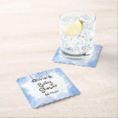 A Sip of Sunshine：水パーソナライズされた色 ペーパーコースター (インサイチュ)