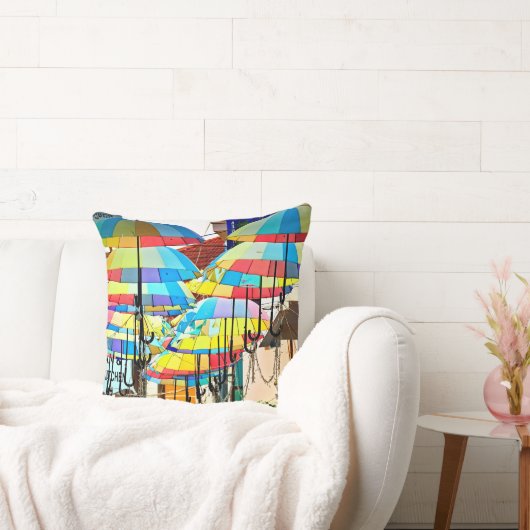 A Sky of Umbrellas in Siem Reap クッション (ソファ)