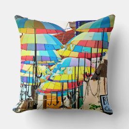 A Sky of Umbrellas in Siem Reap クッション