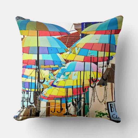 A Sky of Umbrellas in Siem Reap クッション (正面)