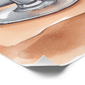 A Sleeping Cat And Red Wine Glass, Cat Lover ポスター (コーナー)