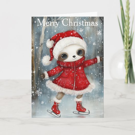 A Sloth Ice Skating シーズンカード (正面)