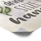 A Sloth's Wisdom やる気を起こさせる引用文- 20x16ポスター ポスター (角)