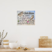 A Sloth's Wisdom やる気を起こさせる引用文- 20x16ポスター ポスター (キッチン)