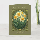 A Small Bouquet Of Daffodils カード (正面)