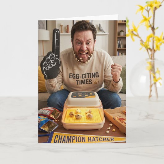 A Small Crack, A Big Celebration カード (黄色い花)