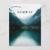 A Small Fishing Village in Årdal Norway ポストカード (正面)