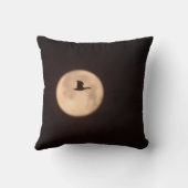 A Snow Goose Against A Full Moon | New Mexico クッション (裏面)