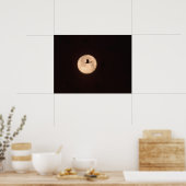 A Snow Goose Against A Full Moon | New Mexico ポスター (キッチン)