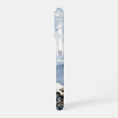 A Snow Leopard on Snowy Peak iPhoneケース (左側面)