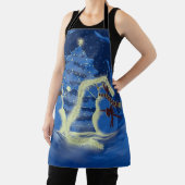 A Snowman Christmas エプロン (インサイチュ)