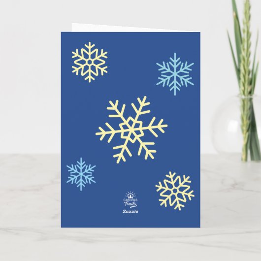 A Snowman Christmas Holiday  カード (裏面)