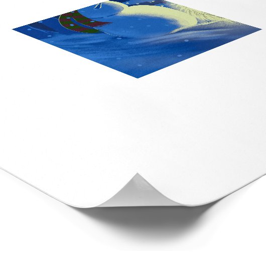 A Snowman Christmas Poster ポスター (角)