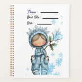 A Snowy Day Book Planner Cover プランナー手帳 (正面)