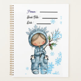 A Snowy Day Book Planner Cover プランナー手帳