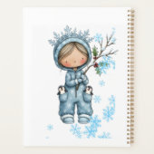 A Snowy Day Book Planner Cover プランナー手帳 (裏面)