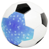 A soccer ball design featuring white and black  サッカーボール (3/4)