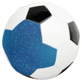 A soccer ball design with black and white サッカーボール (3/4)