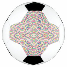 A soccer ball featuring black and white panels  サッカーボール