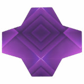 A soccer ball with a unique geometric purple  サッカーボール (フラット)