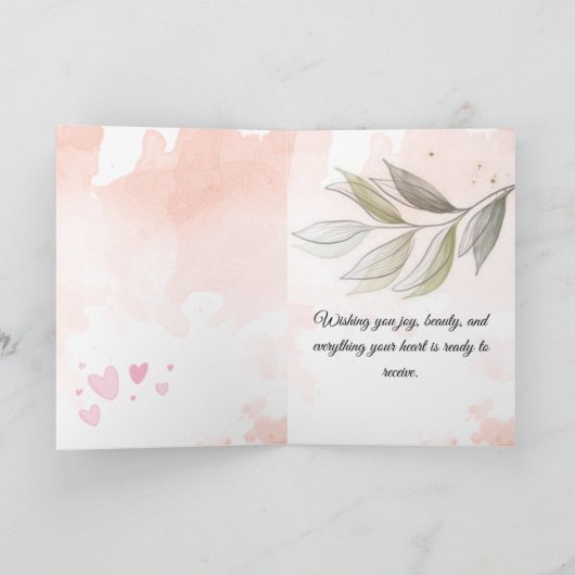 A Soft Touch Birthday Card カード (内部)