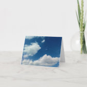 A softness to the clouds サンキューカード (正面)