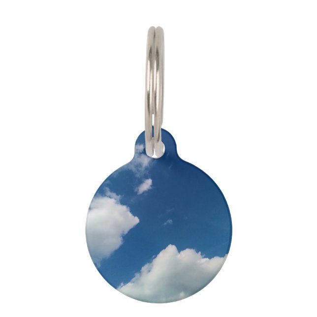 A softness to the clouds ペット　ネームタグ (正面)