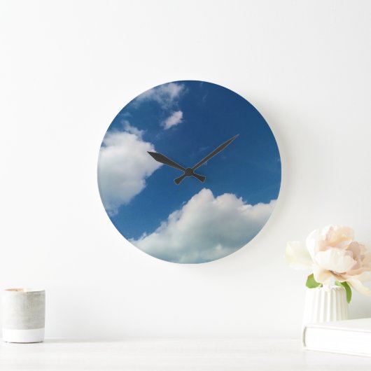 A softness to the clouds ラージ壁時計 (ホーム)