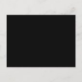 A solid black textured surface fills the entire ポストカード (正面)
