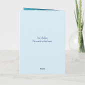 A SON BIRTHDAY CARD サンキューカード (裏面)