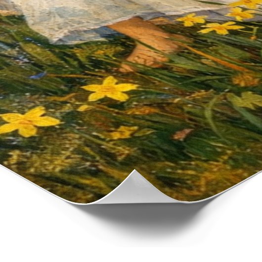 A Song of Springtime by John William Waterhouse ポスター (角)