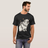 A Space Dog's Cosmic Journey Tシャツ (正面フル)