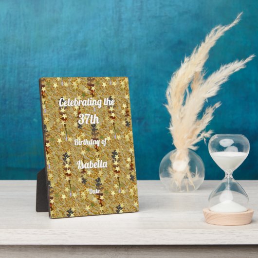 A Special Celebration Any Age Birthday フォトプラーク (側面)