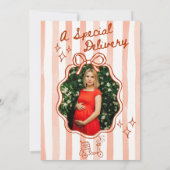 A special Delivery Photo Red Invitation 招待状 (裏面)