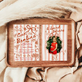 A special Delivery Photo Red Invitation 招待状