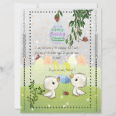 A Special Message from the Easter Bunny Watercolor (裏面)