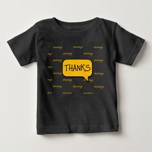 a spéciale shirt for my child ベビーTシャツ (正面)