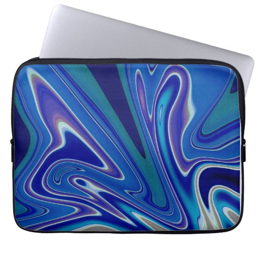 A Splash of Blue ラップトップスリーブ (正面)