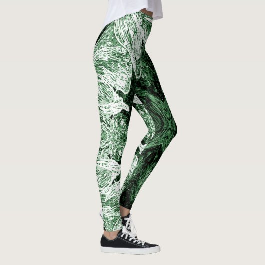 A Splash Of Green 2 Leggings レギンス (右)
