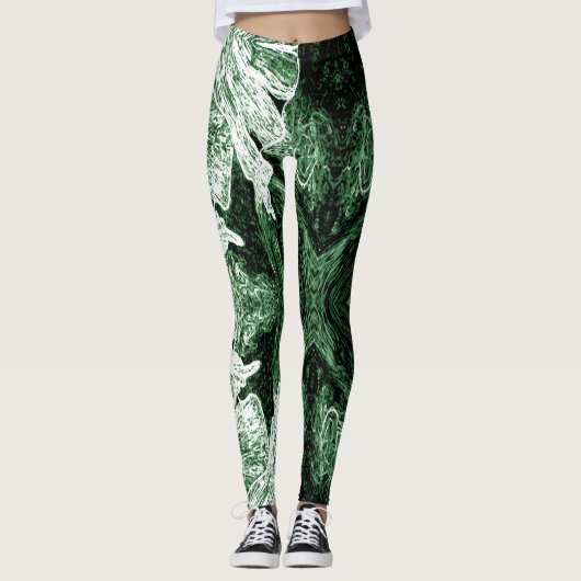 A Splash Of Green 2 Leggings レギンス (正面)