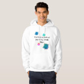 "A splash of joy" hoodie for men パーカ (正面フル)