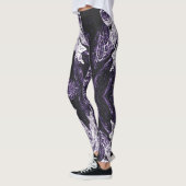 A Splash Of Purple 2 Leggings レギンス (左)