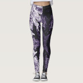 A Splash Of Purple 2 Leggings レギンス (正面)