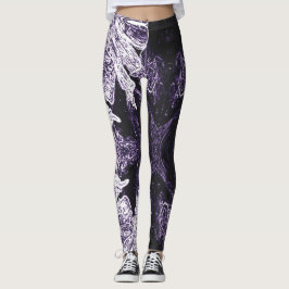 A Splash Of Purple 2 Leggings レギンス