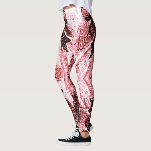 A Splash Of Red レギンス (左)