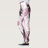 A Splash Of Rose Pink レギンス (左)