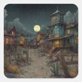 A Spooky Ghost Town スクエアシール (正面)